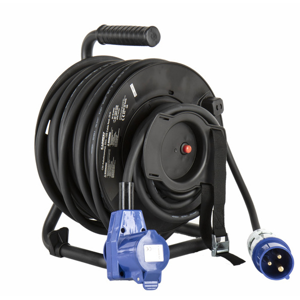 Carbest CEE-Kabeltrommel H07RN-F 3G2,5qmm - 25 m Winkelkupplung