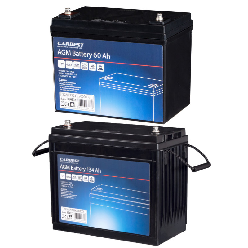 Carbest Long Life Deep-Cycle AGM Batterie