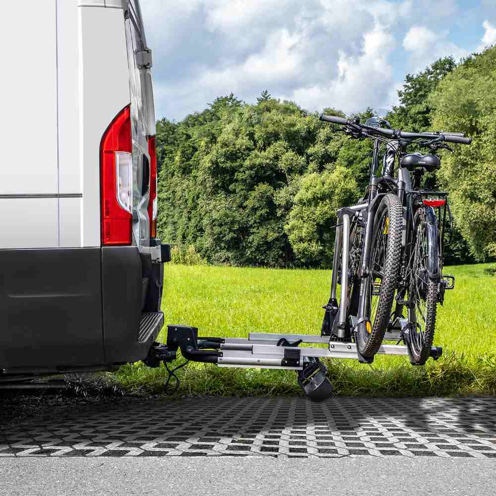 Eufab LAS Kupplungsträger SD260 für zwei Fahrräder - silber