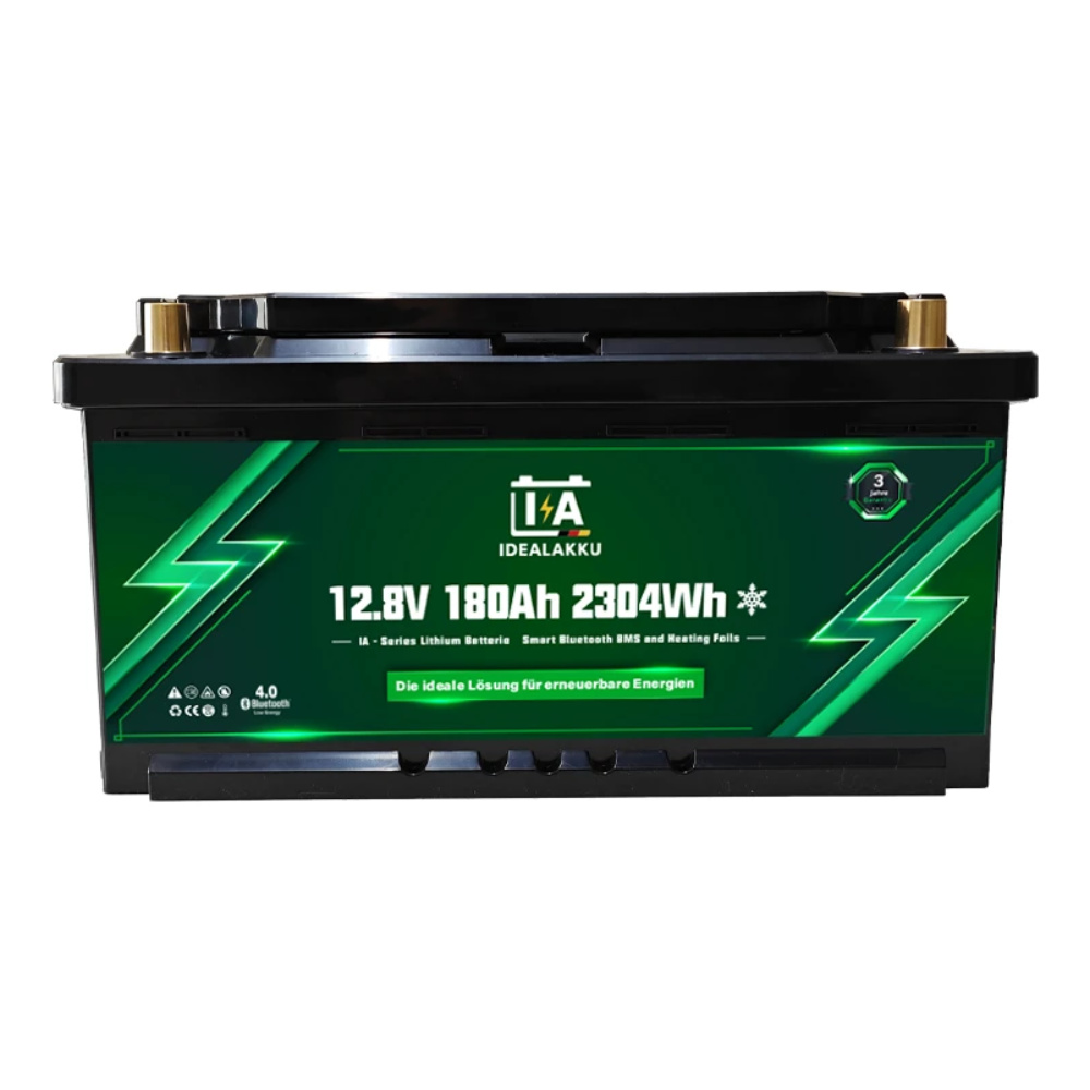 IDEALAKKU LiFePO4 Batterie 180 Ah, IA-12-180H mit Heizung