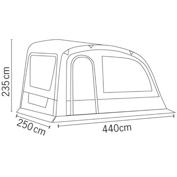 Reimo Tent Sonnensegel Adria Action 391