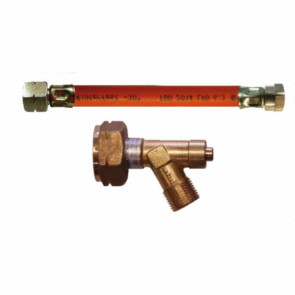 Toptron Hochdruck-Verbindungsschlauch 45 cm mit Schlauchbruchsicherung