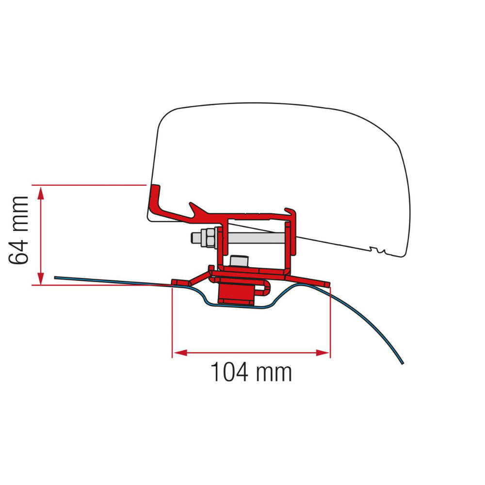 Fiamma Adapter PSA F40 Van