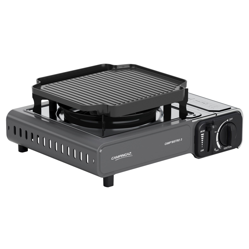 Campingaz Gaskocher CampBistro 3 mit Grillplatte 2200 Watt