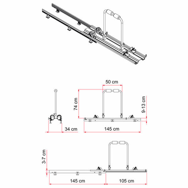 Fiamma Garage Slide Pro Bike