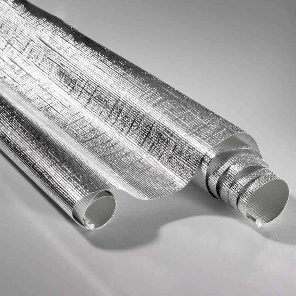 Dometic Verdunklungs-Rollostoff mit Keder grau