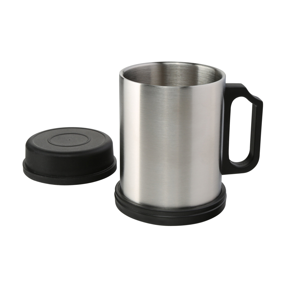 Heusser Isoliertrinkbecher Edelstahl, 350 ml