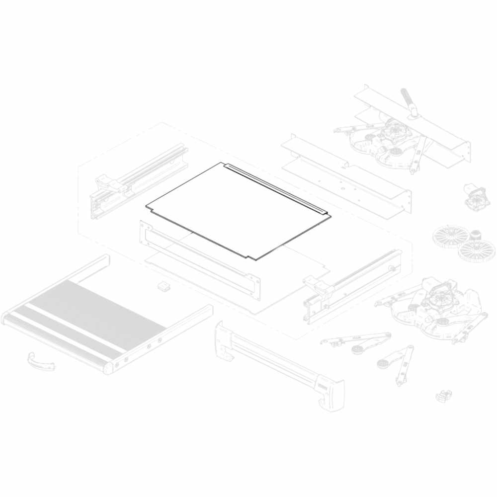 Thule Obere Gehäuseplatte für Slide-Out Step G2 Crafter ab 2022