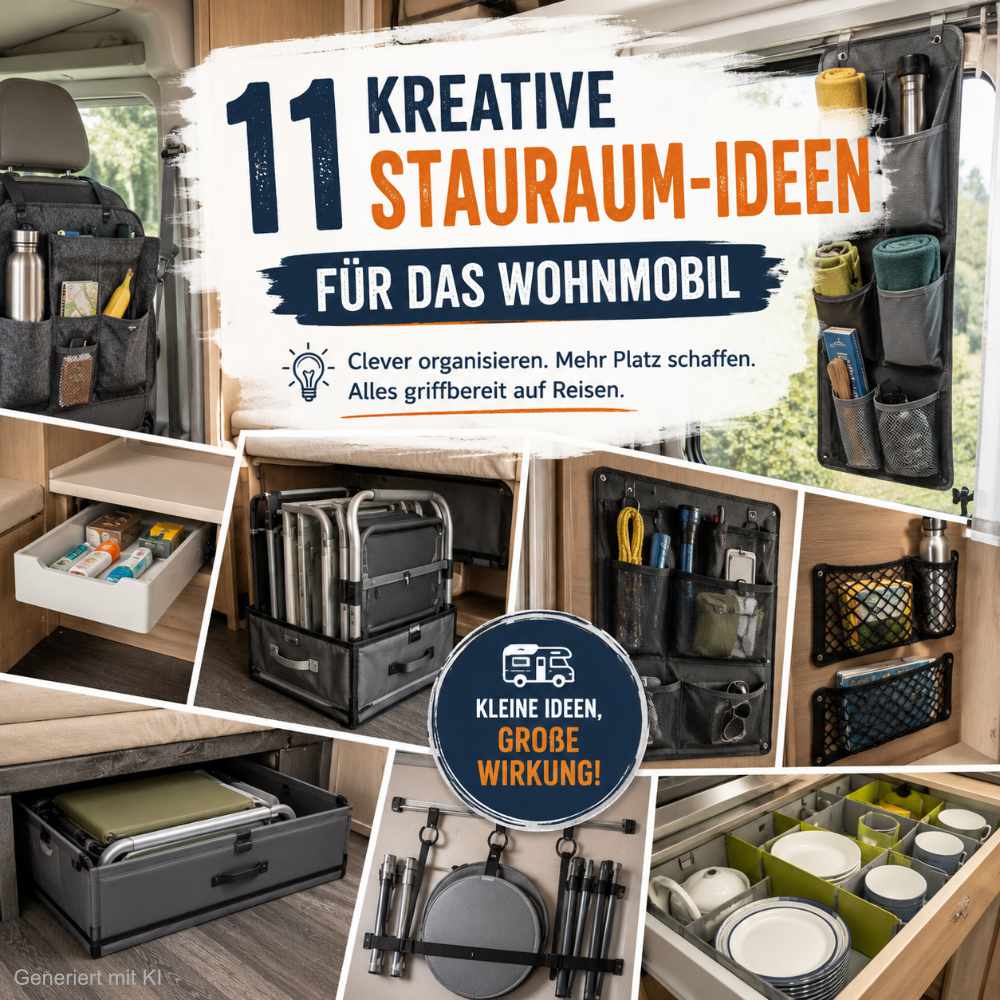 11 kreative Stauraum-Ideen für das Wohnmobil