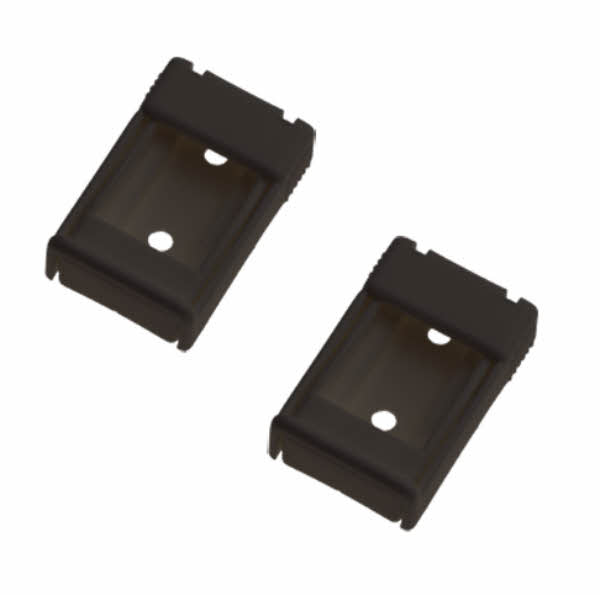 Thule Stützfußhalter für Fahrzeugwand, 2 Stück, schwarz