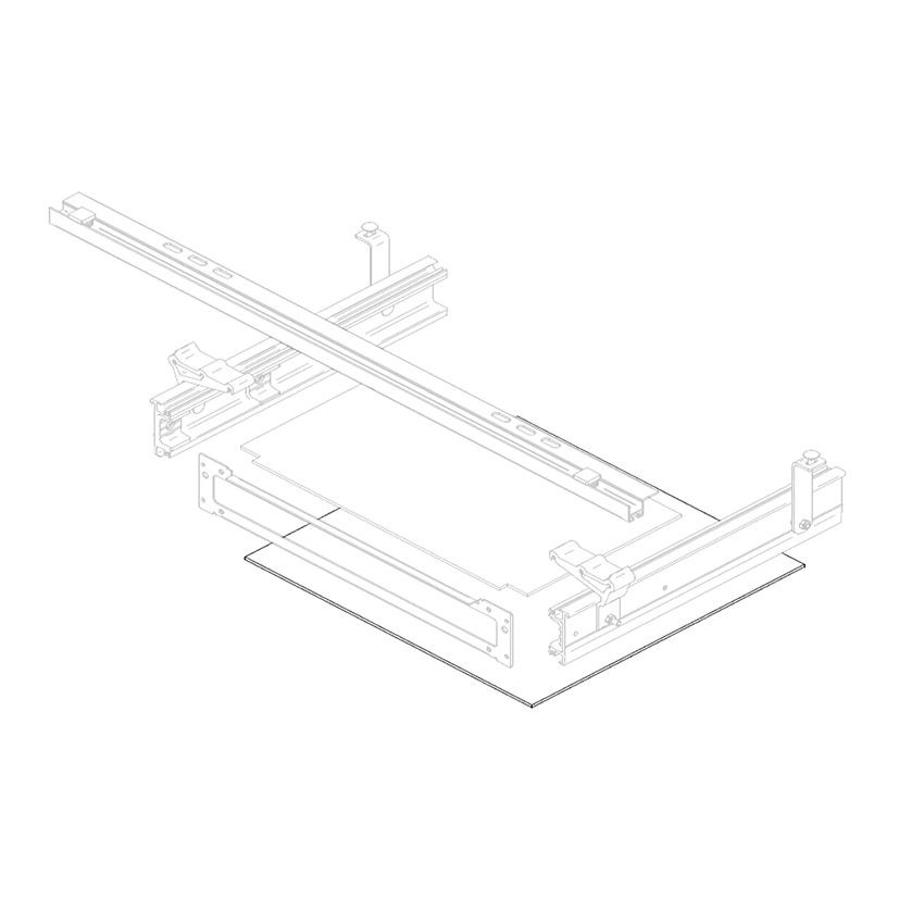 Thule Untere Gehäuseplatte Slide-Out 700 V16 Ducato/V19 Crafter (Nr. 1500603132)