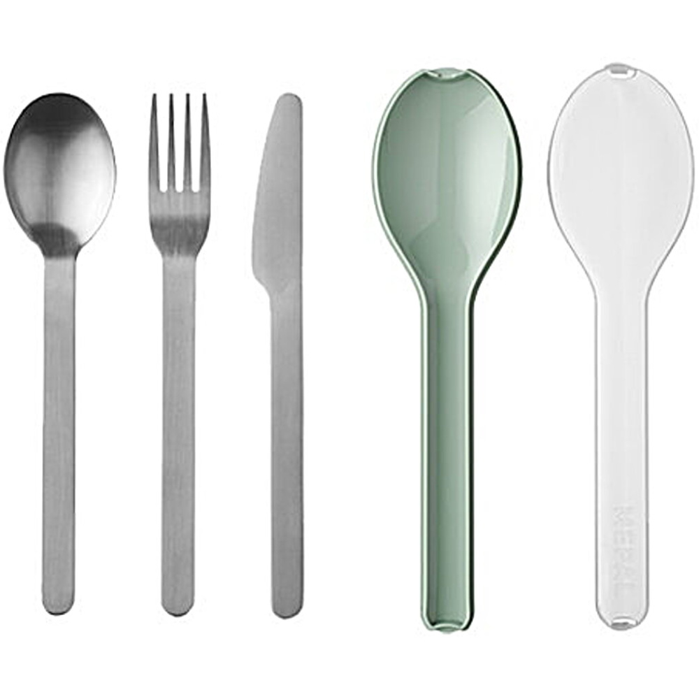 Mepal Besteckset Ellipse 3-teilig, nordic sage