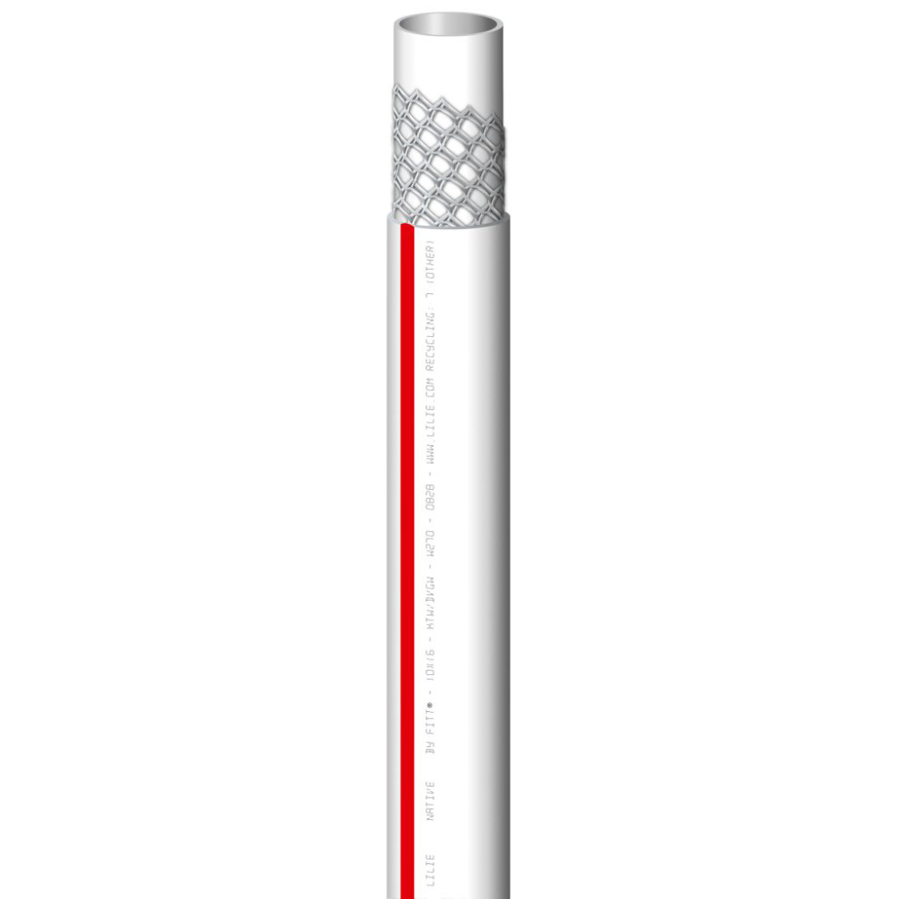 Lilie Trinkwasserschlauch Warmwasser 10 x18 mm - Meterware
