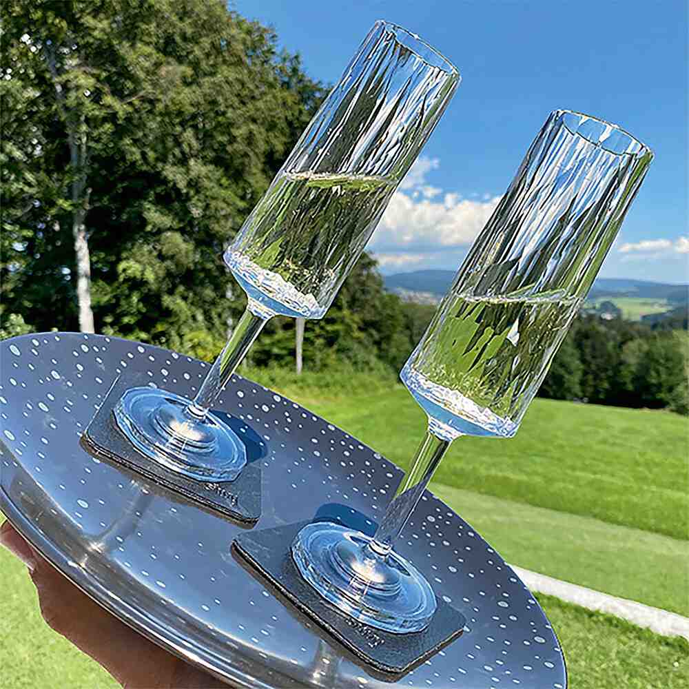 Silwy Magnet-Kunststoffgläser Sekt 150 ml, 2er-Set