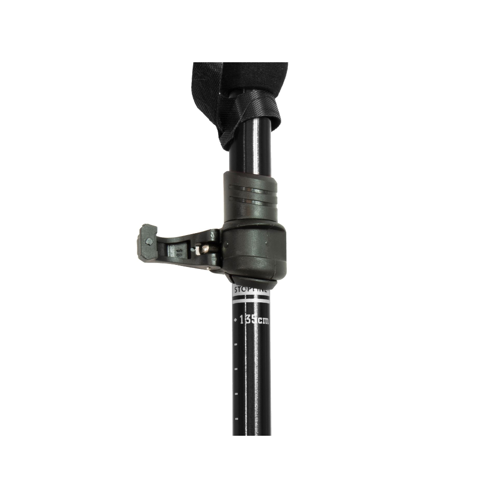 Origin Outdoors Trekkingstöcke Micro-Fold schwarz 120-135 cm 1 Paar