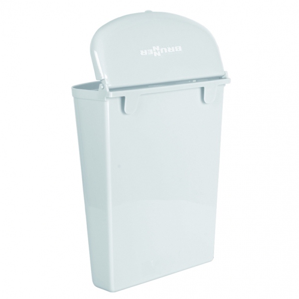 Brunner Abfallbehälter Pillar 5,5 Liter, weiß