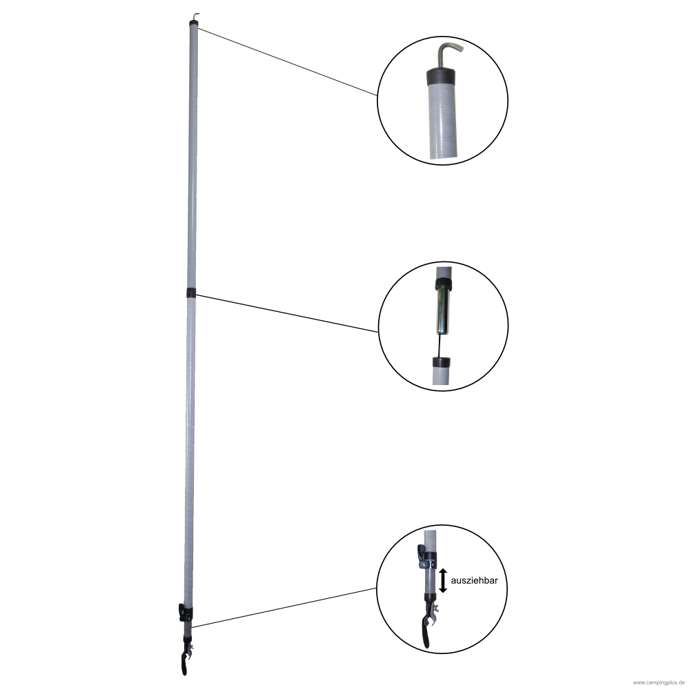 Ventura Dachhakenstange IXL - Glasfiber 300