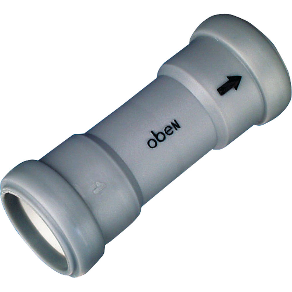 Carysan Muffe 28 mm zu Abwasserrohrsystem mit RS-Ventil