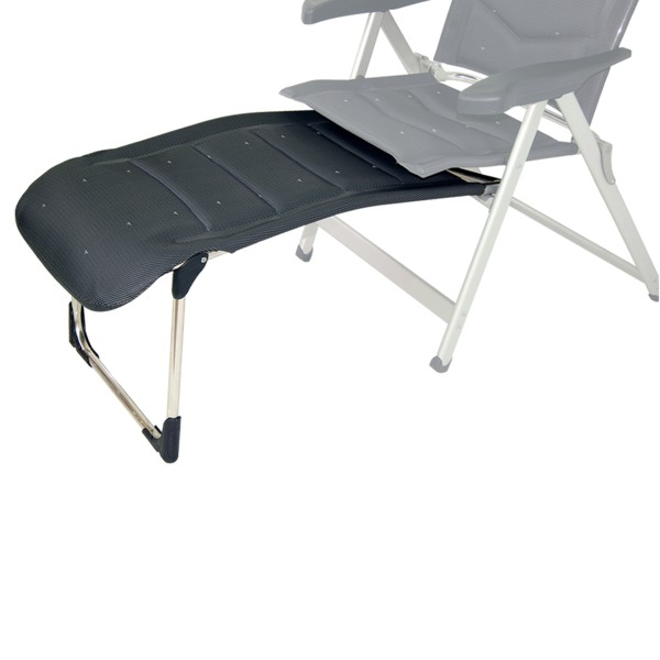 Crespo Beinauflage DELUXE anthrazit, gepolstert