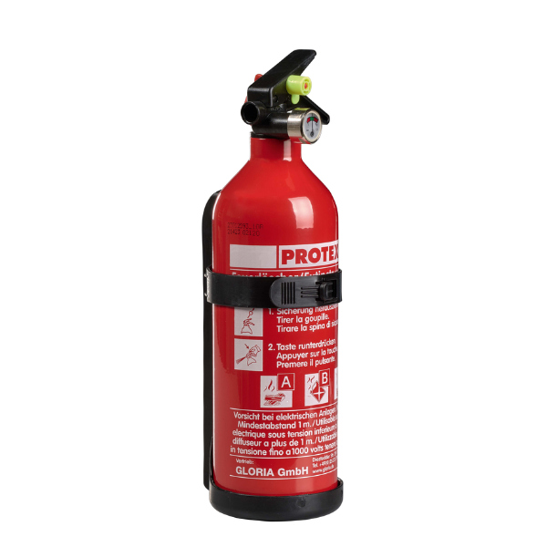 Gloria Protex Pulverfeuerlöscher 1 kg mit Manometer