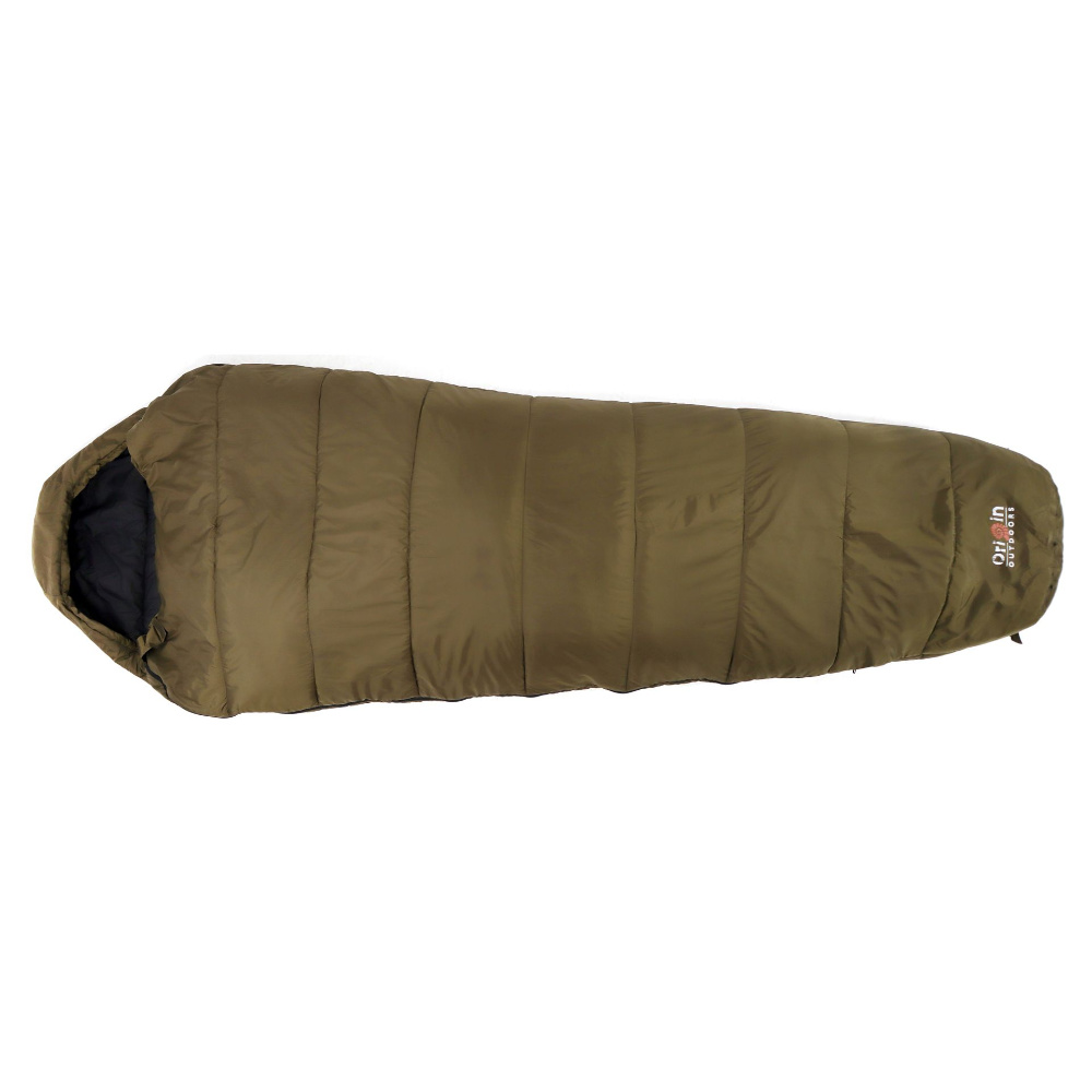 Origin Outdoors Schlafsack Compact Lite Mumienform oliv / schwarz rechts