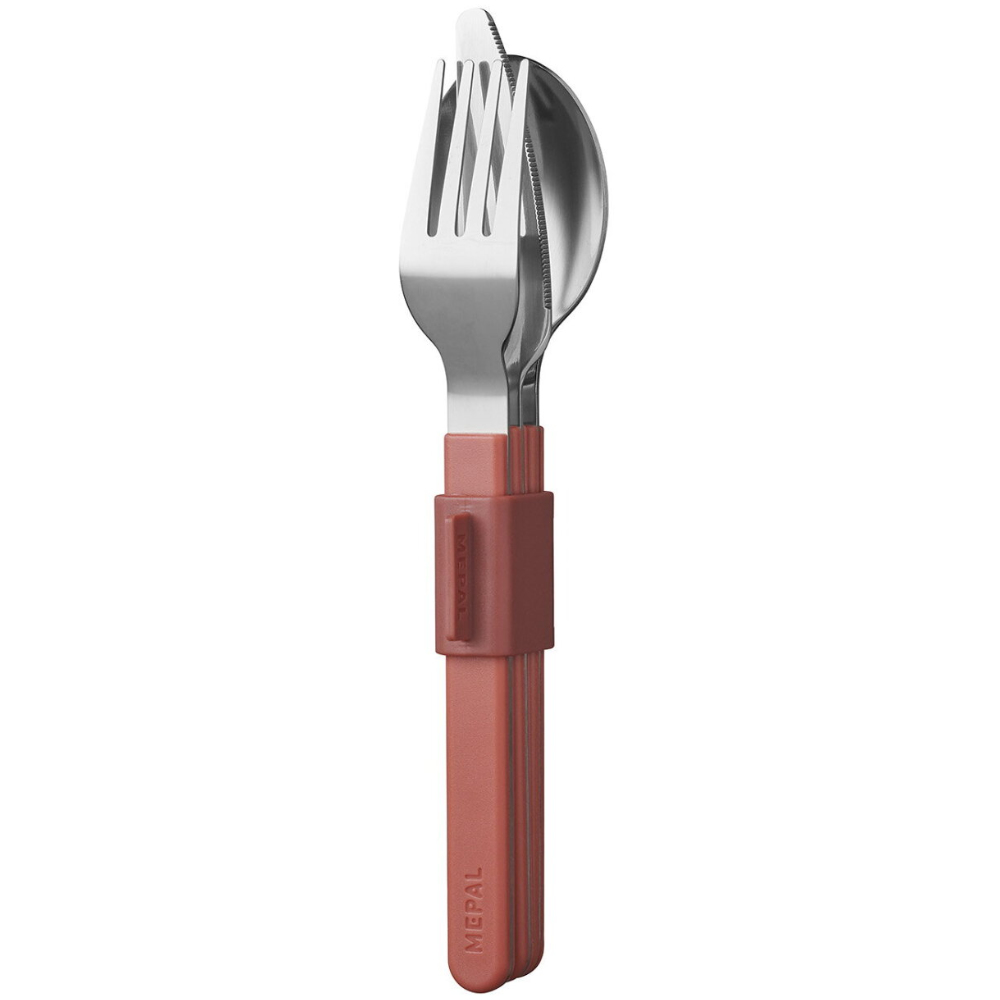 Mepal Besteckset Silueta 3-teilig, vivid mauve