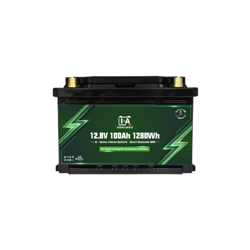 IDEALAKKU LiFePO4 Batterie 100 Ah, IA-12-100-MINI