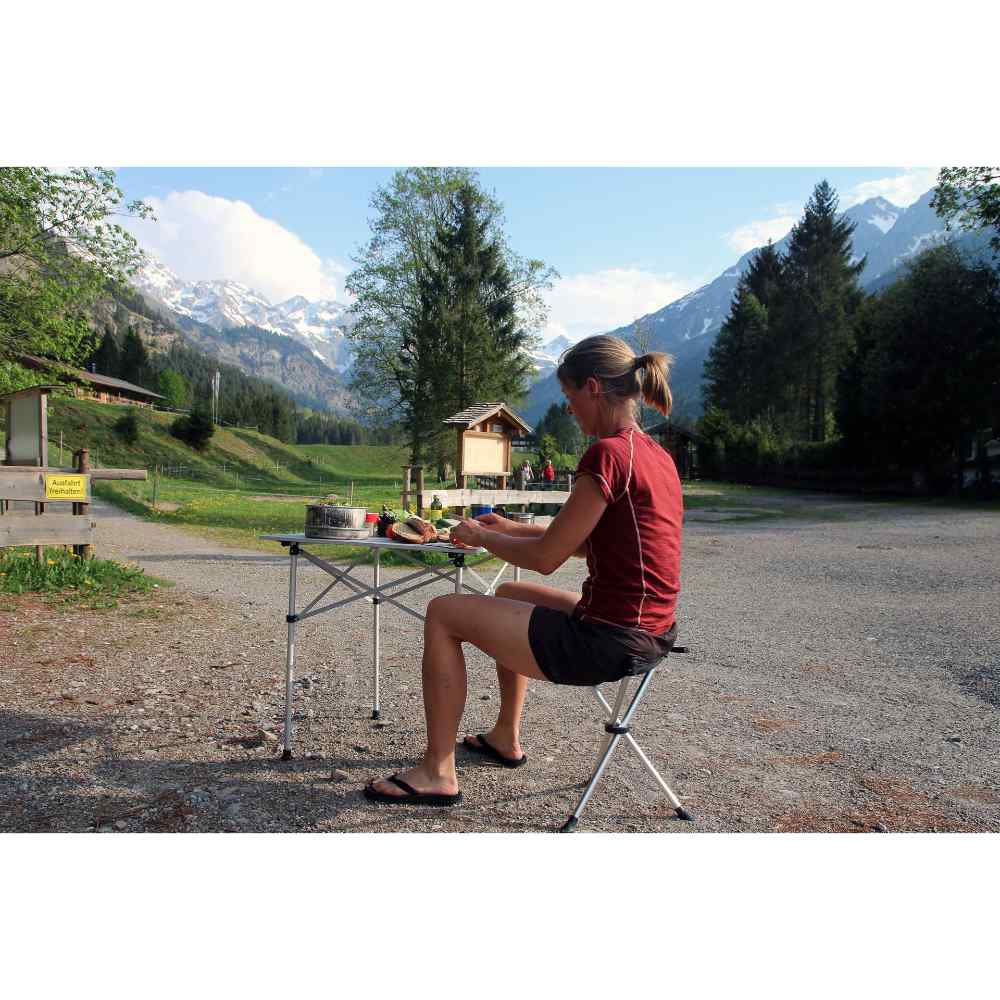 BasicNature Dreibeinhocker Travelchair Sandwich