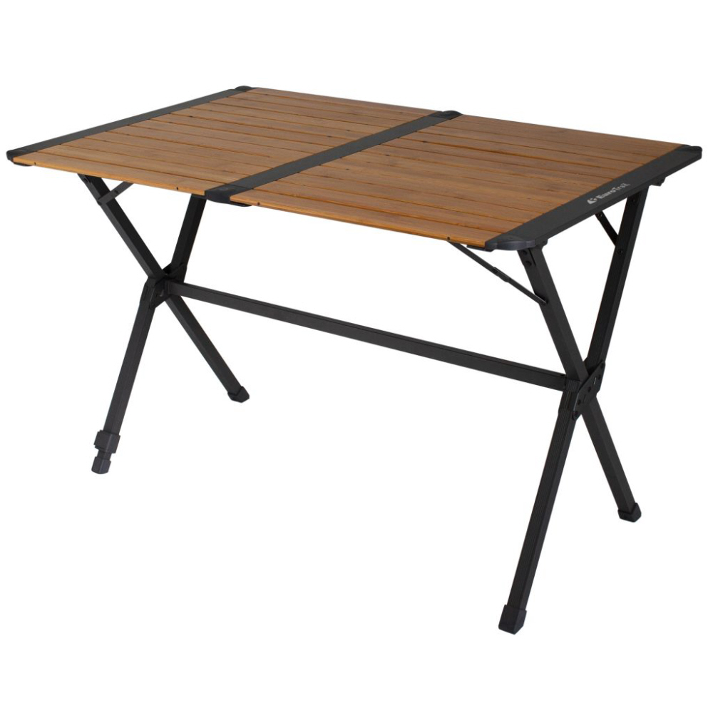 EuroTrail Bambus Rolltisch Chambery M 110 x 70 x 70 cm