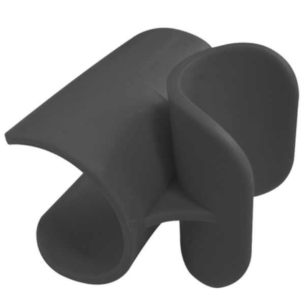 Crespo Clips für Fußauflage, dunkelgrau, 4er-Set (Nr. 1162791)