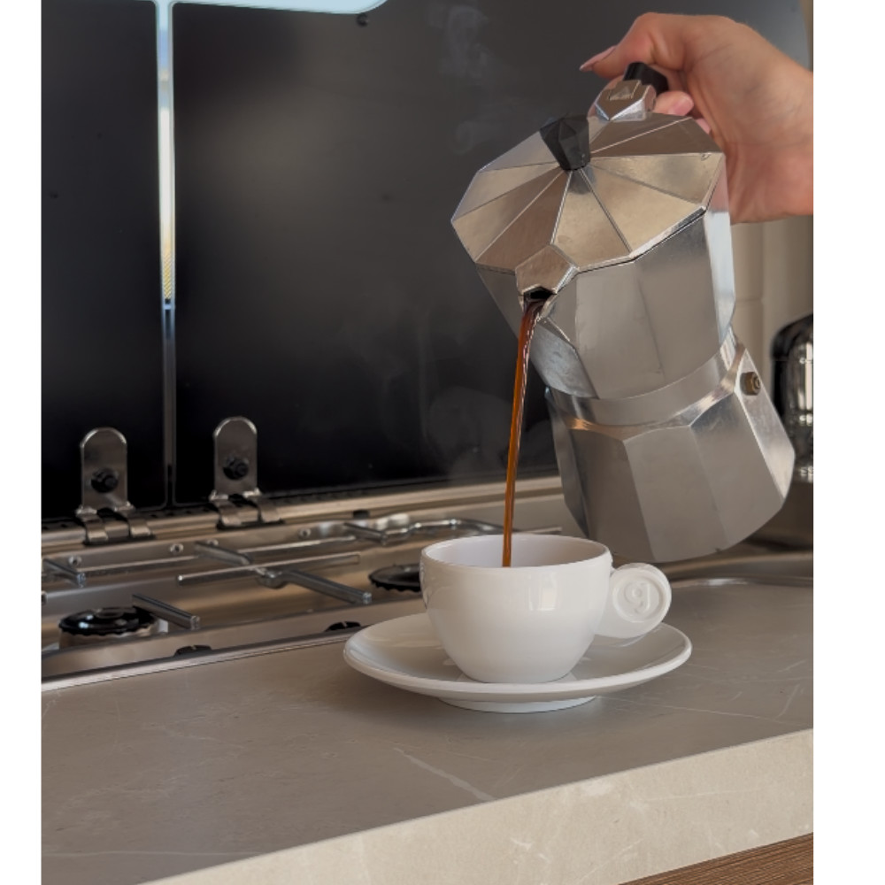 Gimex Espresso 2er Set Geschirr Edelweiß