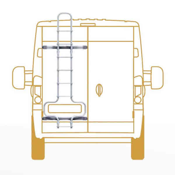 EuroCarry Heckleiter für Ducato, Jumper, Boxer ab 2006