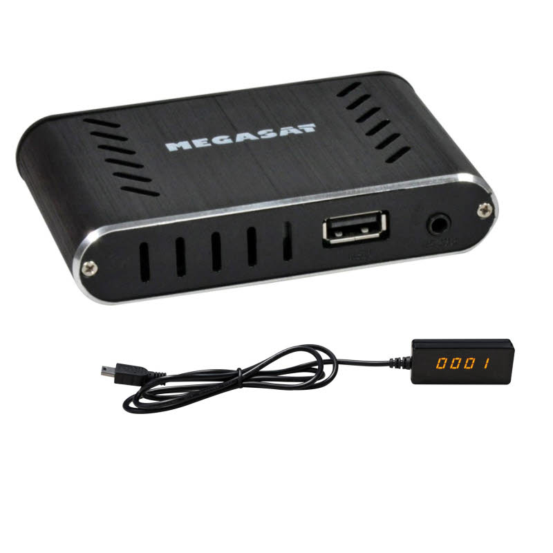 Megasat Sat-Anlage Campingkoffer mit HD Receiver