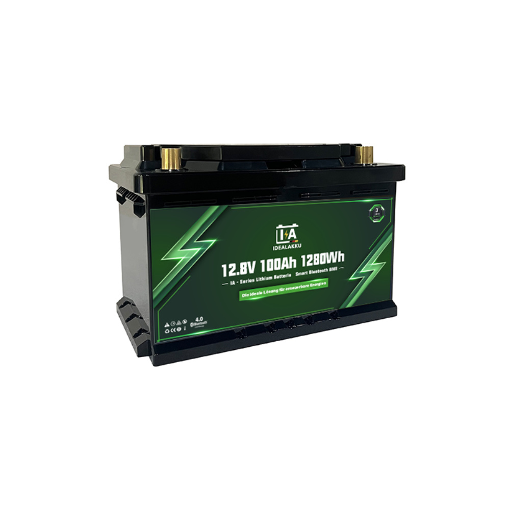 IDEALAKKU LiFePO4 Batterie 100 Ah, IA-12-100-MINI