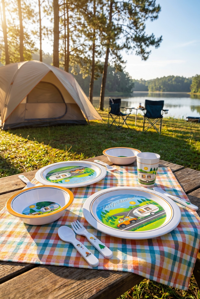 Blog-Geschenkideen fr Camping Fans-Brunner Geschirrset Lets go Adventure