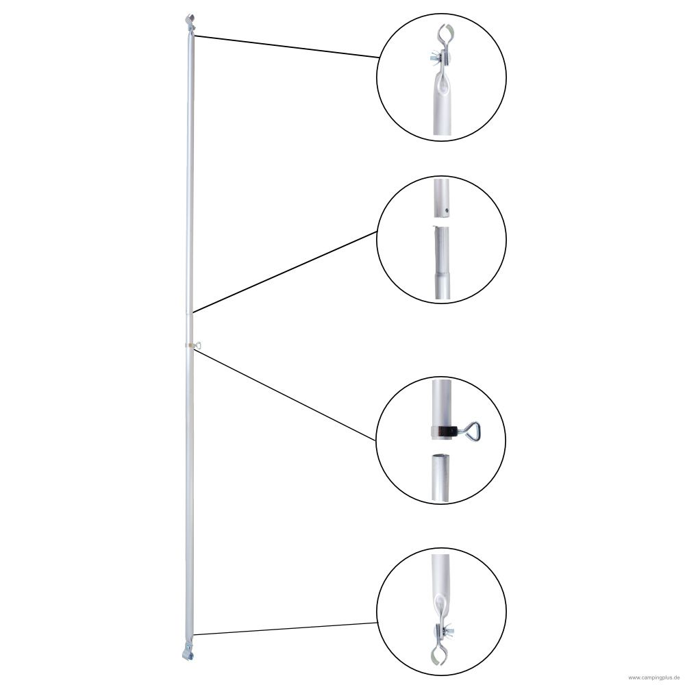 Alu Schellenstange/Verandastange