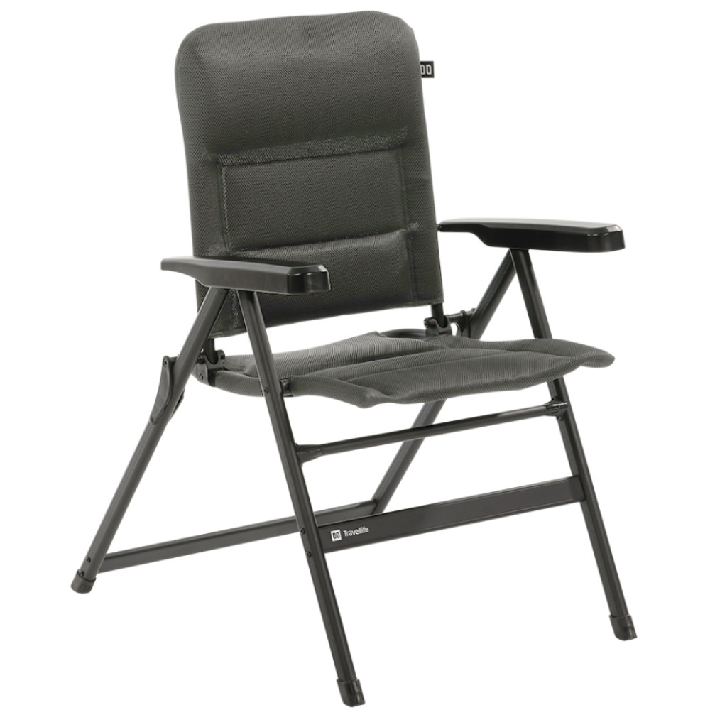 Travellife Klappsessel Barletta Comfort M, dark grey