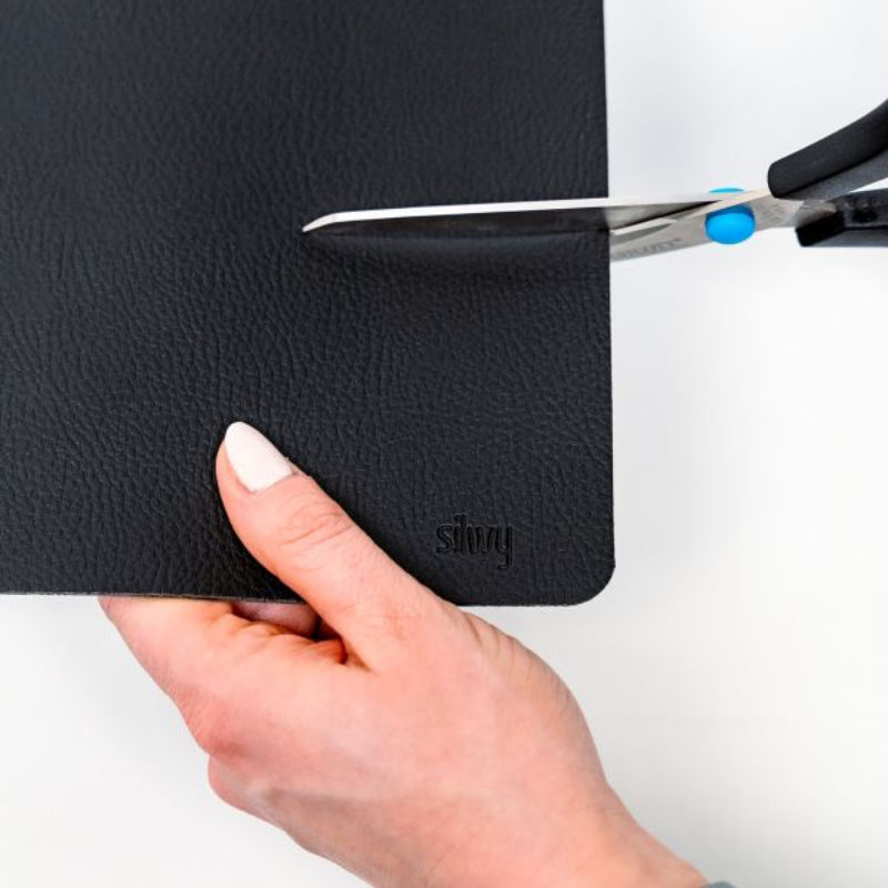 Silwy Metall-Nano-Gel-Matte für Magnetgläser, schwarz
