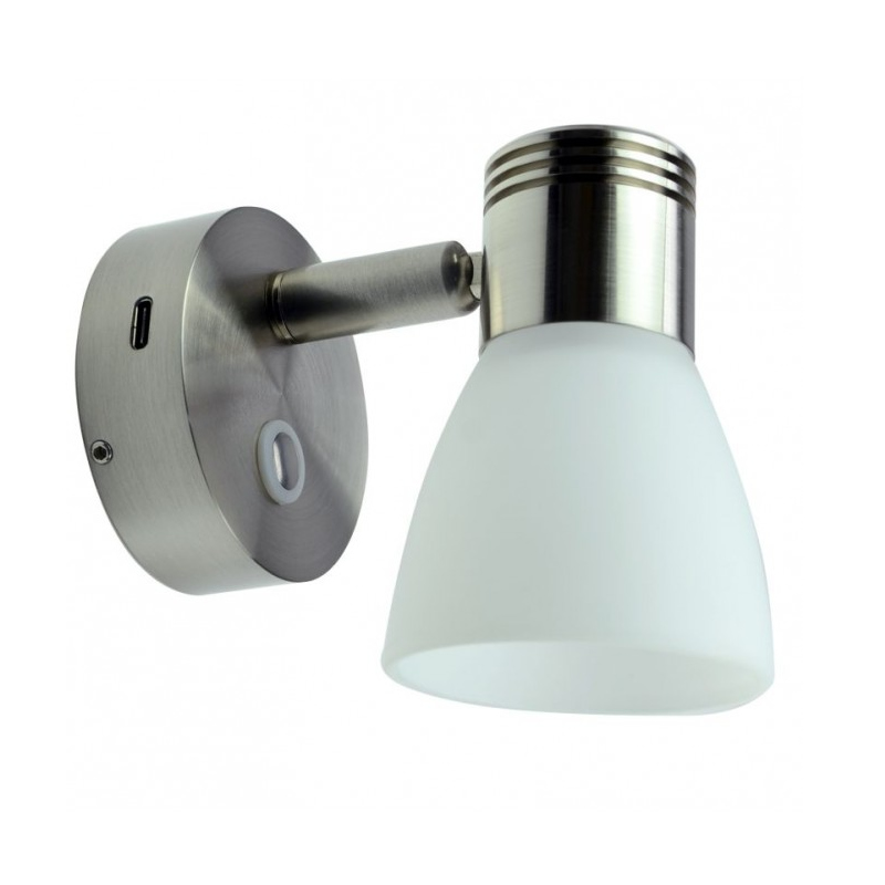 David LED Leseleuchte mit Dimmschalter und USBC Ladefunktion, DC 10-30V