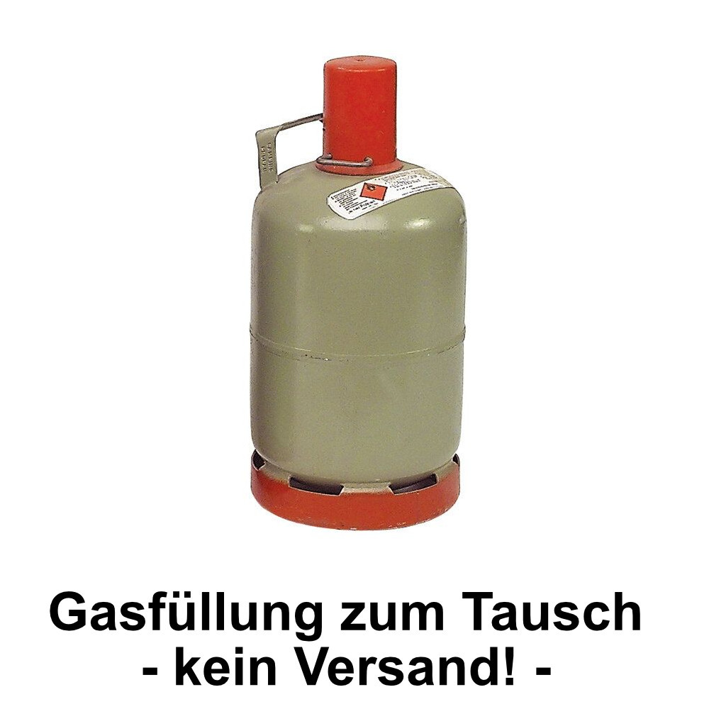 Gasfüllung 5 kg Stahl Gasflasche -nur Click&Collect