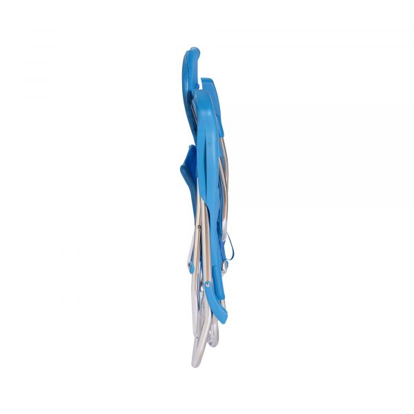 Crespo Strandstuhl AL/223 7-fach verstellbar blau