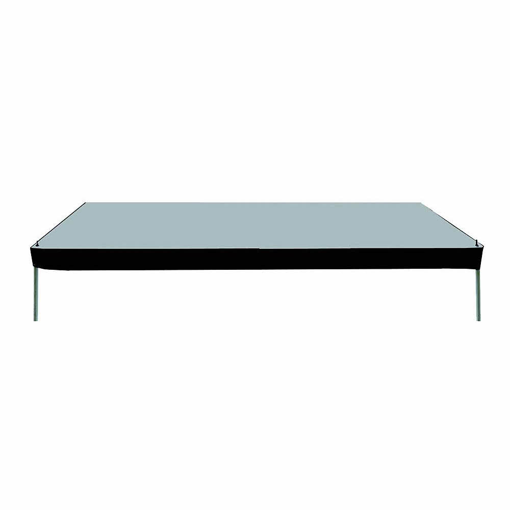Wigo Fenstermarkise 190 x 75 cm schwarz/silber