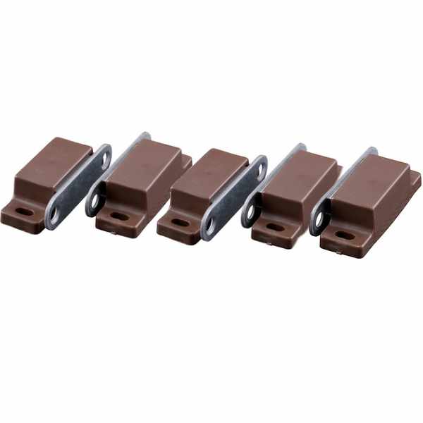 Häfele Dauermagnetverschluss braun, 5 Stück