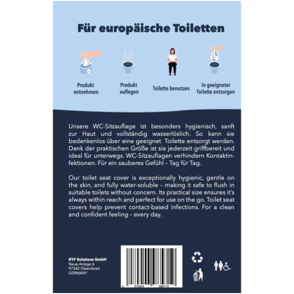RYF WC Sitzauflagen 25 Stück