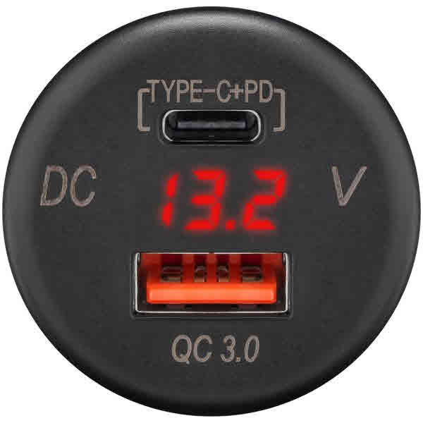 wentronic Power-USB-Steckdose 12/24 Volt, 18 Watt