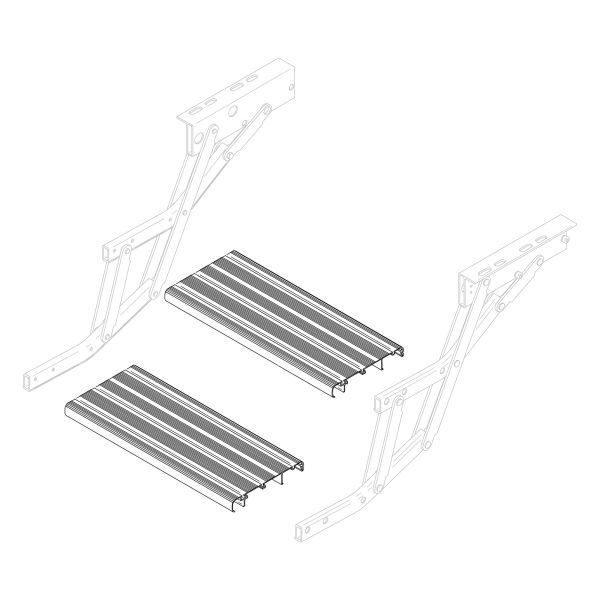 Thule Trittbrett für Omnistep ABS 12V double 440alu 2 Stk. (Nr. 308250)