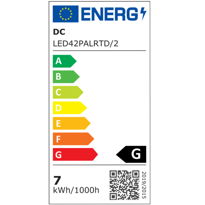 David LED-Aufbauleuchte 42er SMD mit Dimmschalter, Edelstahl