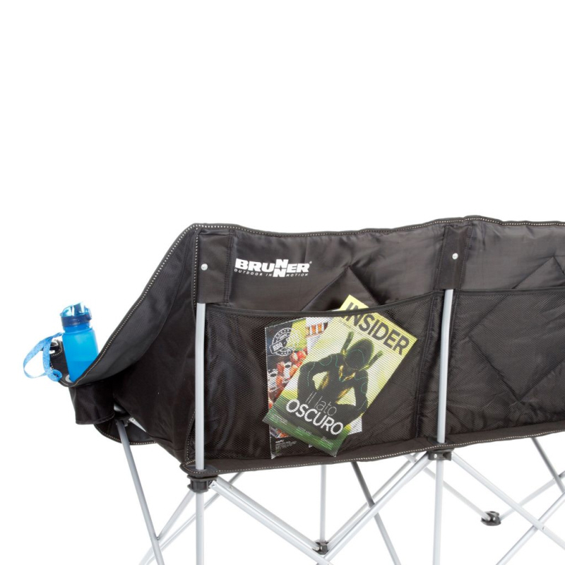 Brunner Faltsofa Action Sofa Stahlgestänge, schwarz