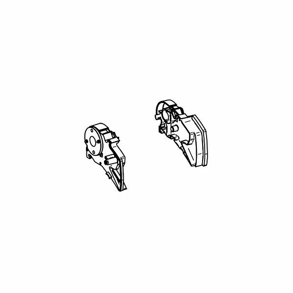 Endplatten Satz links und rechts Omnistor 6200, weiß (Nr. 1500602607)