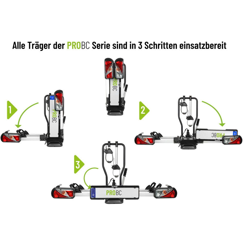 Eufab Fahrradträger ProBC, Kupplungsträger ProBC3